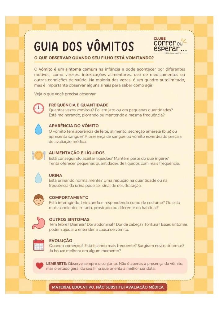 Capa de Guia dos Vômitos