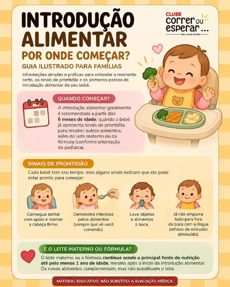 Capa de Introdução Alimentar: Por Onde Começar?